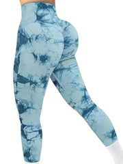 Women's Tie-Dye Seamless Leggings