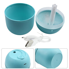 Home Fragrances USB Humidifier Oil Diffuser Portable Simple With Light Aroma Cool Mist Lovely Power-off Protection Romantic