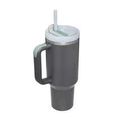40 oz Tumbler with Handle Lid Straw 40oz Stainless Steel Water Bottle Vacuum Thermos Cup Travel Thermal Coffee Mug for stanleys