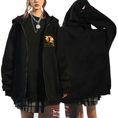 Haikyuu Japan Anime Zip Up Hoodie Karasuno High School Hooded Men Women Sweatshirts Harajuku Autumn Winter Zipper Pullover