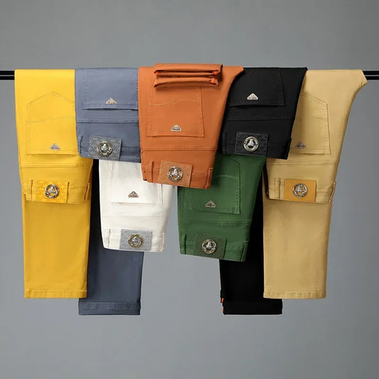 Seven-Color Stretch Jeans