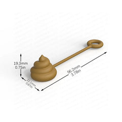 Silicone anti overflow creative toilet, suitable for Stanley cups, , outdoor ice cream cup accessories,  good for going out