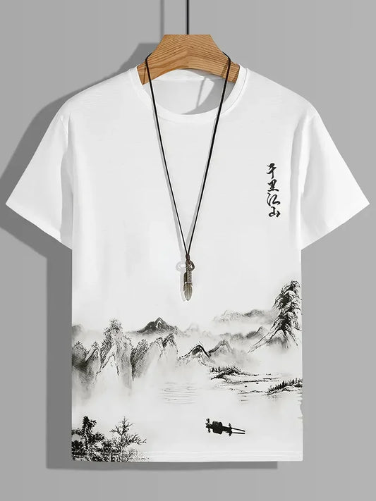 Men's 3D Wash  T-shirt