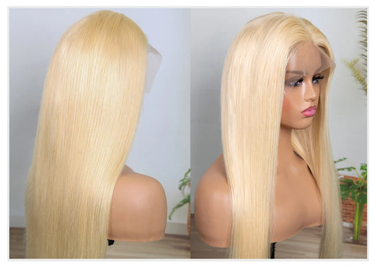 Blonde Color   Human Hair Wigs