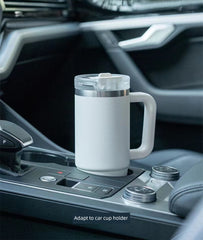 Taishuo Giant Vacuum Cup Cup with Straw Large Capacity Office Cup 2025 New Arrival Vacuum Cup Large Ice Cup