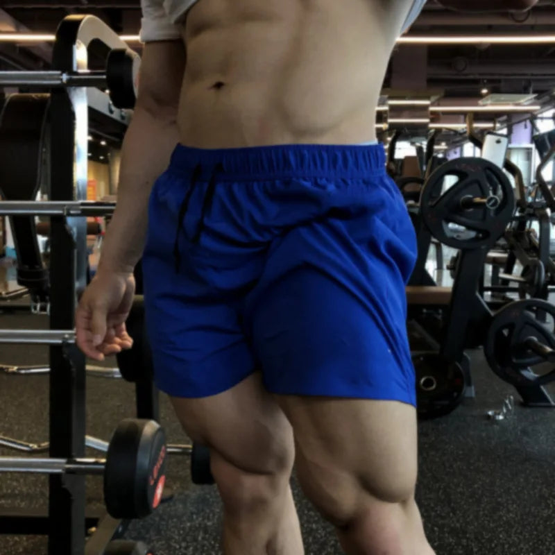 Solid Casual Quick Dry Sports Shorts