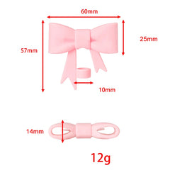 Exquisite Bow Straw Cap Covers Toppers Silicone Accessories For Stanley Cups 30&40 Oz Tumbler And With 1pc Protective Boot