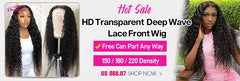 Princess Hair 13x6 Body Wave Lace Front Wigs Pre Plucked HD Transparent Frontal Wigs Human Hair Lace Front Wigs for Women