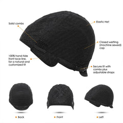 Afro Kinky Curly Pixie Cut Bangs Wig