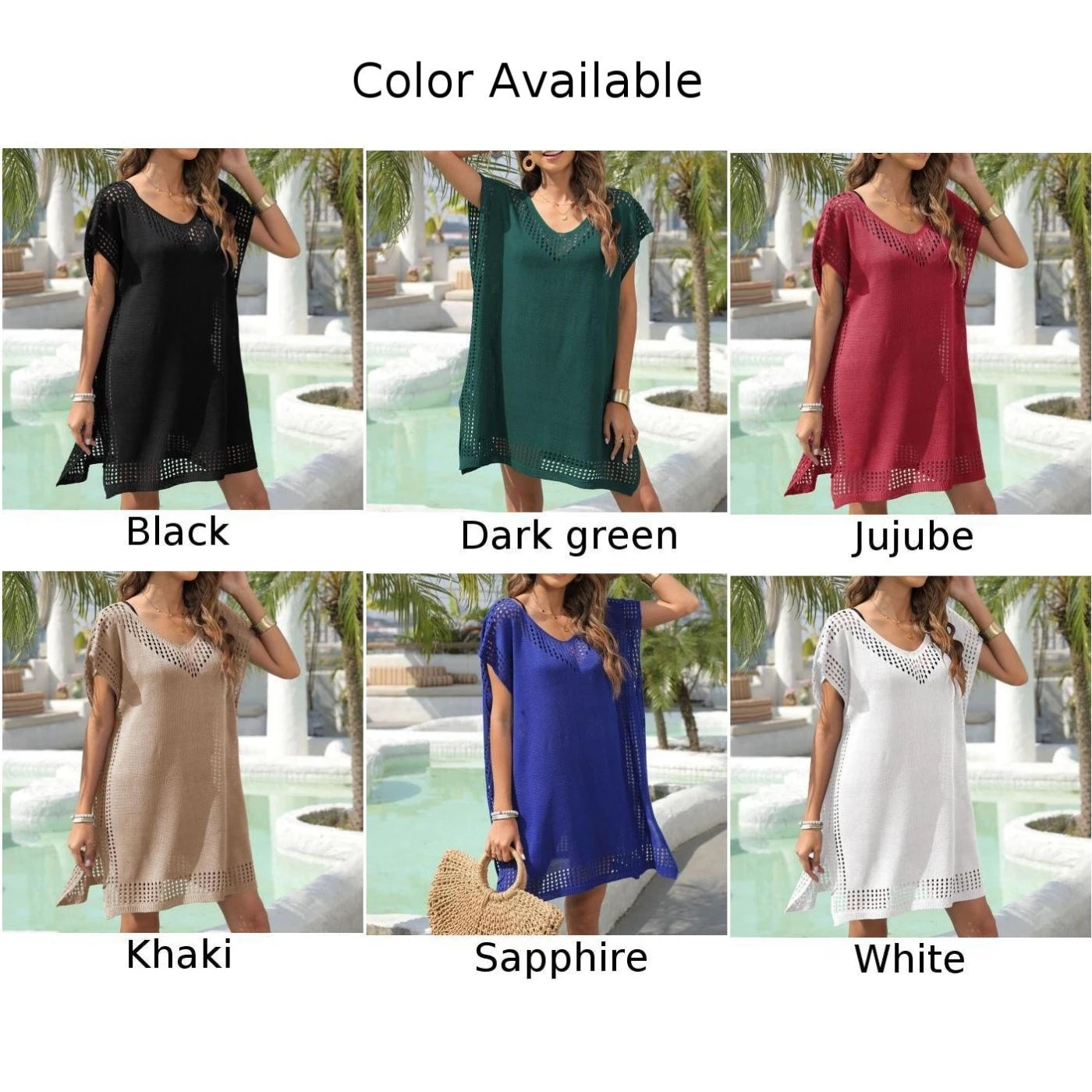 Women  Loose Bikini Cover Up