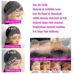 40 Inch Body Wave  Frontal Wig