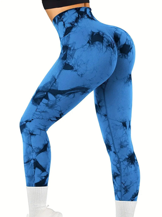 Women's Tie-Dye Seamless Leggings