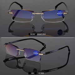 Men's Reading Glasses Smart Glasses With Automatic Adjustment Lens Dimming Glasse Women Anti-blue Light +1.0-+4.0 Reading Mirror