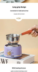 2025 New DIY Tool Wax Bottle Sugar Butter Melting Pot Heating Furnace Insulation Hot Milk Stainless Steel Mini Melting Wax Pot