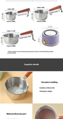 2025 New DIY Tool Wax Bottle Sugar Butter Melting Pot Heating Furnace Insulation Hot Milk Stainless Steel Mini Melting Wax Pot