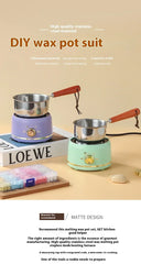 2025 New DIY Tool Wax Bottle Sugar Butter Melting Pot Heating Furnace Insulation Hot Milk Stainless Steel Mini Melting Wax Pot