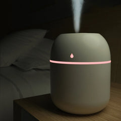 Home Fragrances USB Humidifier Oil Diffuser Portable Simple With Light Aroma Cool Mist Lovely Power-off Protection Romantic