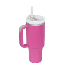 40 oz Tumbler with Handle Lid Straw 40oz Stainless Steel Water Bottle Vacuum Thermos Cup Travel Thermal Coffee Mug for stanleys