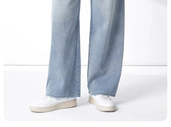 Maternity New Jeans Spring and Summer No Toddler Maternity Pants Straight Wide-Leg Pants Large Size Casual Pants Women's Jeans