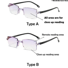 Men's Reading Glasses Smart Glasses With Automatic Adjustment Lens Dimming Glasse Women Anti-blue Light +1.0-+4.0 Reading Mirror