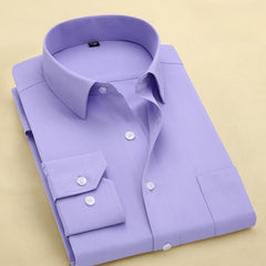 Pure Color Long Sleeve Shirt