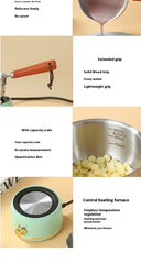 2025 New DIY Tool Wax Bottle Sugar Butter Melting Pot Heating Furnace Insulation Hot Milk Stainless Steel Mini Melting Wax Pot