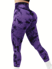 Women's Tie-Dye Seamless Leggings