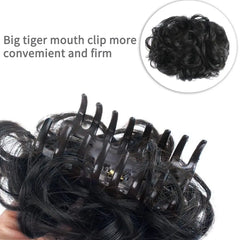 Messy Hair Bun Hair Scrunchies Extension Curly Wavy Messy Synthetic Chignon Fake Updo Hairpieces For Women Girls