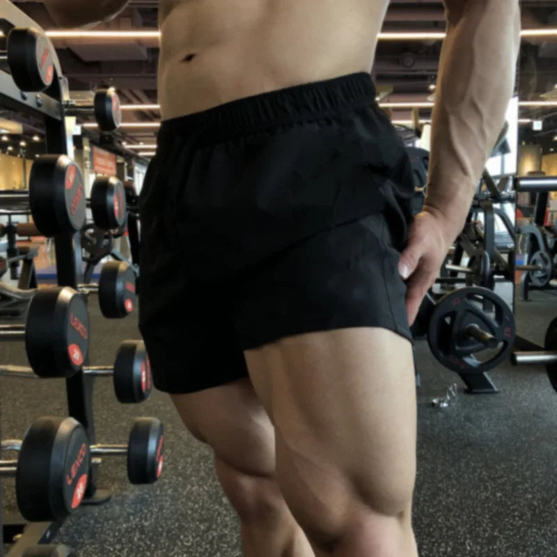 Solid Casual Quick Dry Sports Shorts