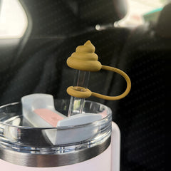 Silicone anti overflow creative toilet, suitable for Stanley cups, , outdoor ice cream cup accessories,  good for going out