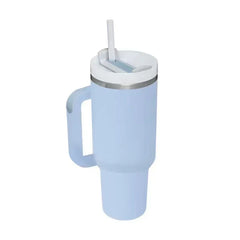 40 oz Tumbler with Handle Lid Straw 40oz Stainless Steel Water Bottle Vacuum Thermos Cup Travel Thermal Coffee Mug for stanleys