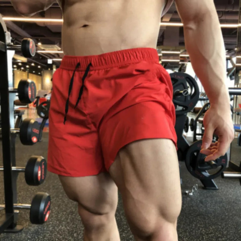 Solid Casual Quick Dry Sports Shorts