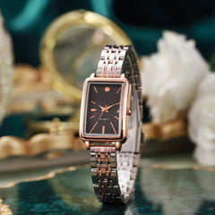Simple Quartz Steel Strap Watch