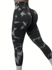 Women's Tie-Dye Seamless Leggings
