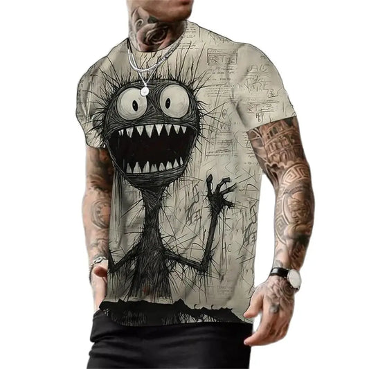 Summer Anime Monster   T-Shirts