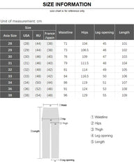 New Autumn Men's Baggy Jeans High Street Fashion Wide Legs Denim Trousers Straight Comfortable Casual Male Pants Streetwear