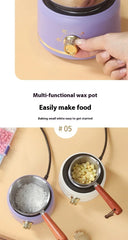 2025 New DIY Tool Wax Bottle Sugar Butter Melting Pot Heating Furnace Insulation Hot Milk Stainless Steel Mini Melting Wax Pot