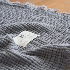 Soft Cotton Blankets Four Layers Of Gauze Sofa Cover Throw Blanket with Tassel Office home Decorative all season