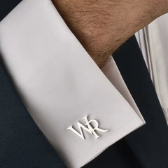 Customized First Letter Cufflinks, Groomsmen Gifts, Groom's Wedding Cufflinks, Wedding Gifts, Men's Cufflinks Gifts