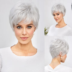 Light Blonde  Short Pixie Cut Wigs