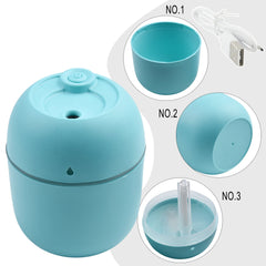 Home Fragrances USB Humidifier Oil Diffuser Portable Simple With Light Aroma Cool Mist Lovely Power-off Protection Romantic
