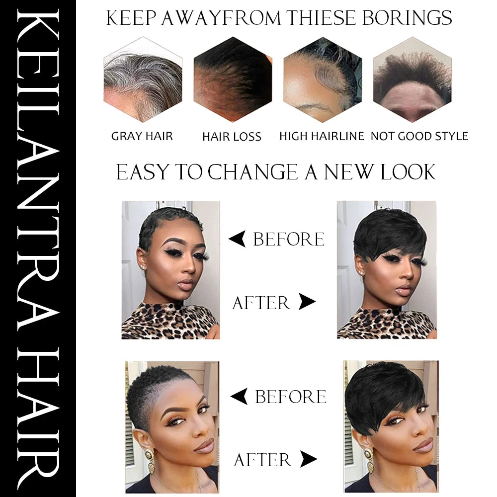 Short Pixie Cut Wig