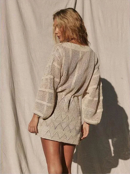 Sexy Deep   Swimsuit Cover Up