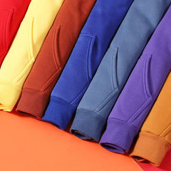Team Jesus Letter Design Printing Men's Sweatshirt Fashion Warm Hooded Casual Pocket Hoodies Autumn Big Size Streetwear