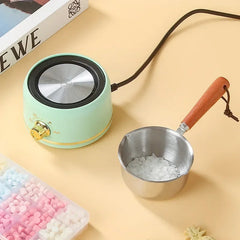 2025 New DIY Tool Wax Bottle Sugar Butter Melting Pot Heating Furnace Insulation Hot Milk Stainless Steel Mini Melting Wax Pot
