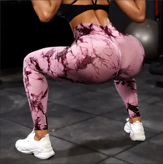 Tie Dye Yoga  Sport Leggings