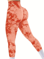 Women's Tie-Dye Seamless Leggings