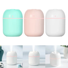 Home Fragrances USB Humidifier Oil Diffuser Portable Simple With Light Aroma Cool Mist Lovely Power-off Protection Romantic