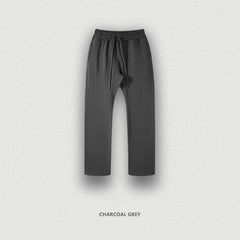 ZODF New 2025 Autumn Men's 445GSM Sweatpants Unisex High Street Soft Knitted Straight Pants Brand Streetwears Tracksuits HY0382